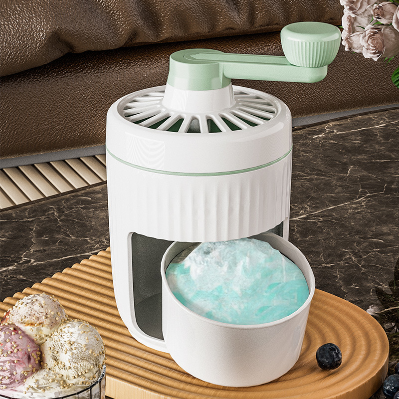 刨冰機家用小型綿綿冰機器 擺攤手動刨冰神器製冰機冰沙手搖碎冰機 刨冰機家用小型綿綿冰機器 擺攤手動刨冰神器製冰機冰沙手搖碎冰機