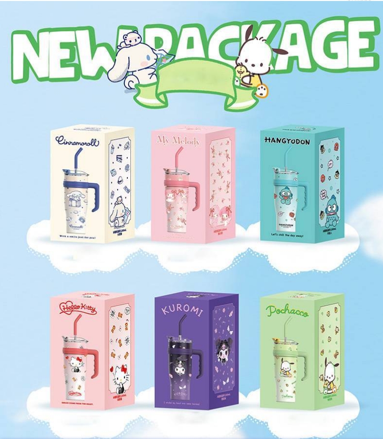 限時搶購 「 Sanrio 三麗鷗官方授權 」Sanrio 三麗鷗聯名冰霸杯 保溫保冷 折扣5折起！